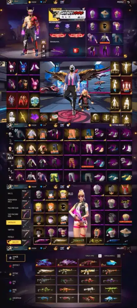 Jual akun ff murah aman dan amanah