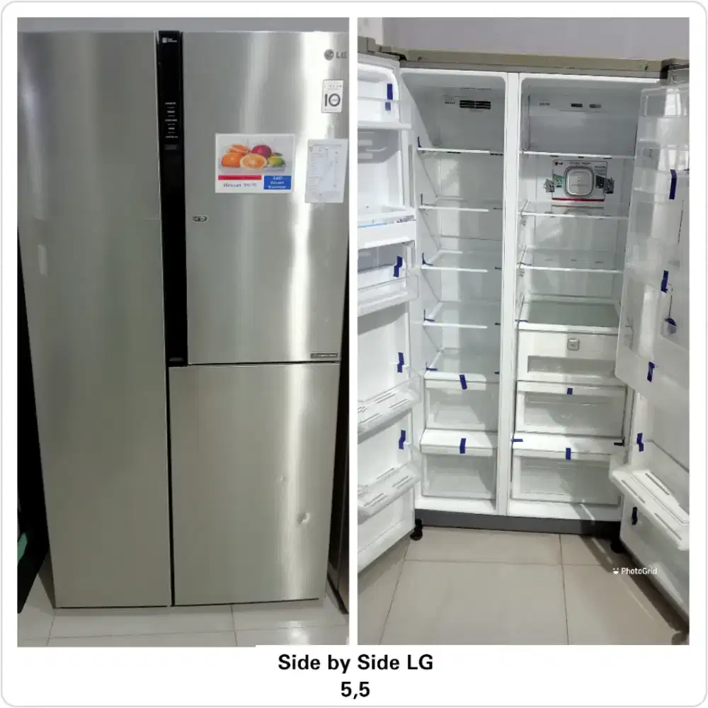 Kulkas side by side LG