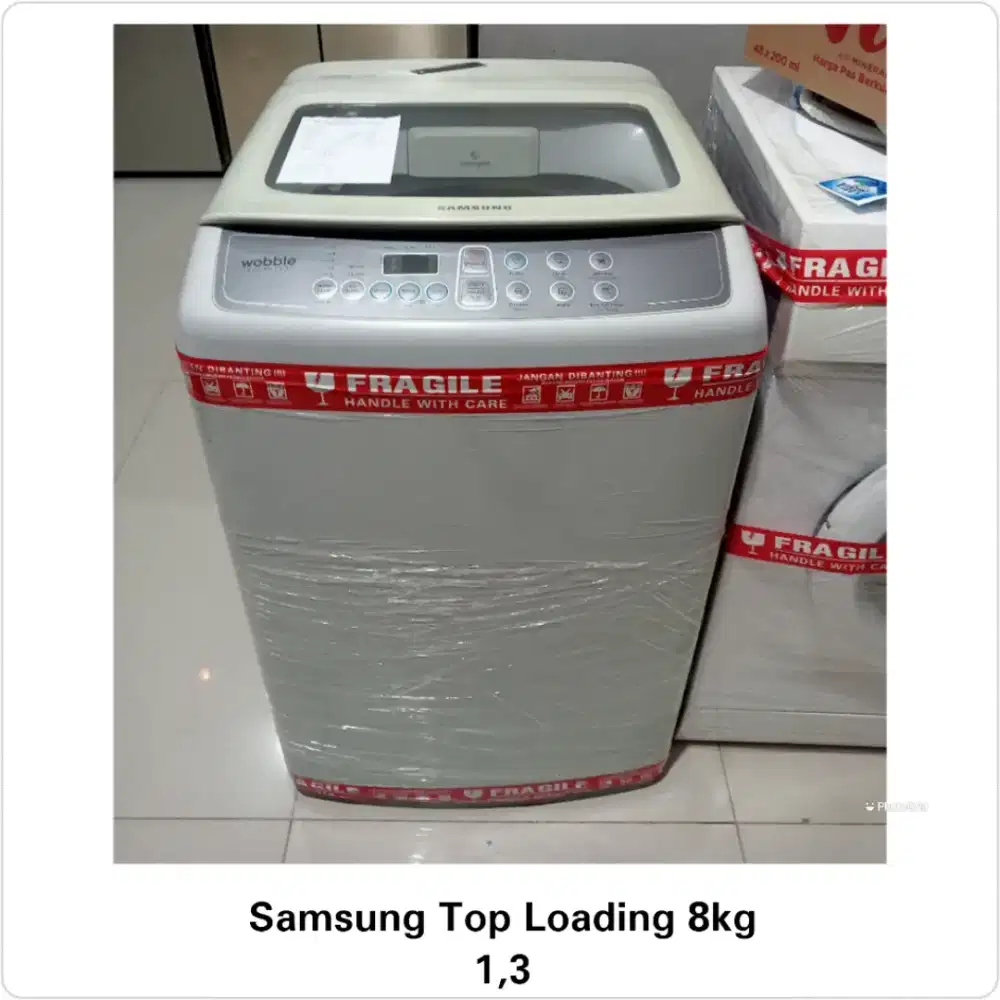 Mesin cuci 1 tabung Top loading samsung 8kg