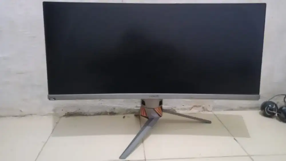 Monitor asus  rog swipt pg348q. Layar 34 Inc no minus