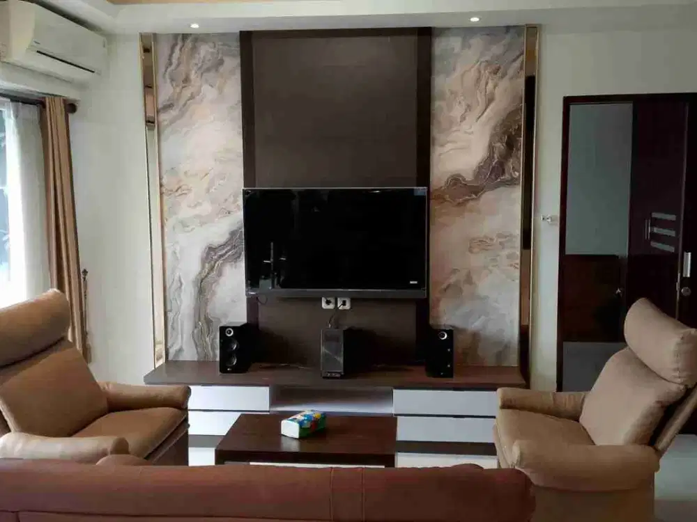 Disewakan/Dijual Apartemen Puncak Bukit Golf 2 Unit Jadi Satu Full Furnish