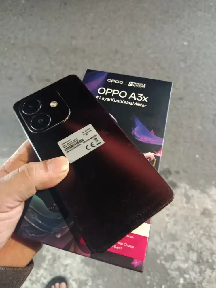 Jual oppo A3X ram12/128 fullset