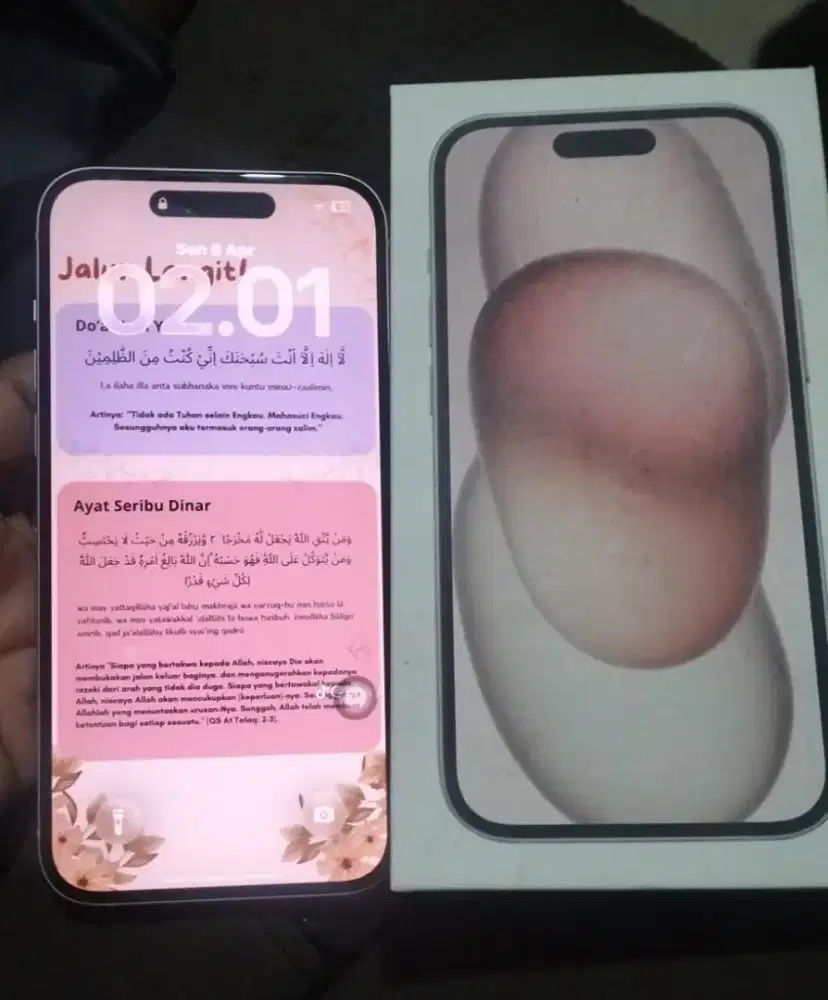 Iphone 15 plus 256 gb inter fullset muluss gress