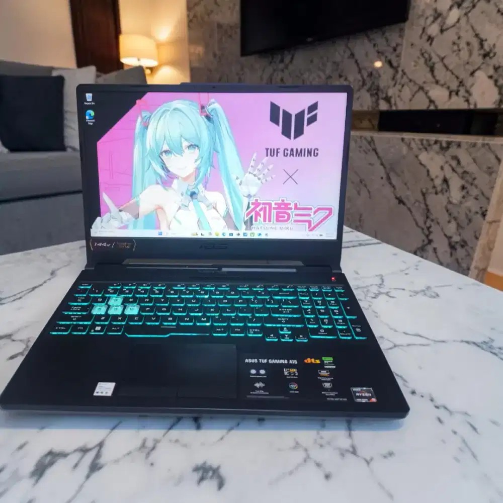 ASUS TUF A15 FULSET BOX LIKE NEW [RAM 16GBSSD 512GB RTX 2050]