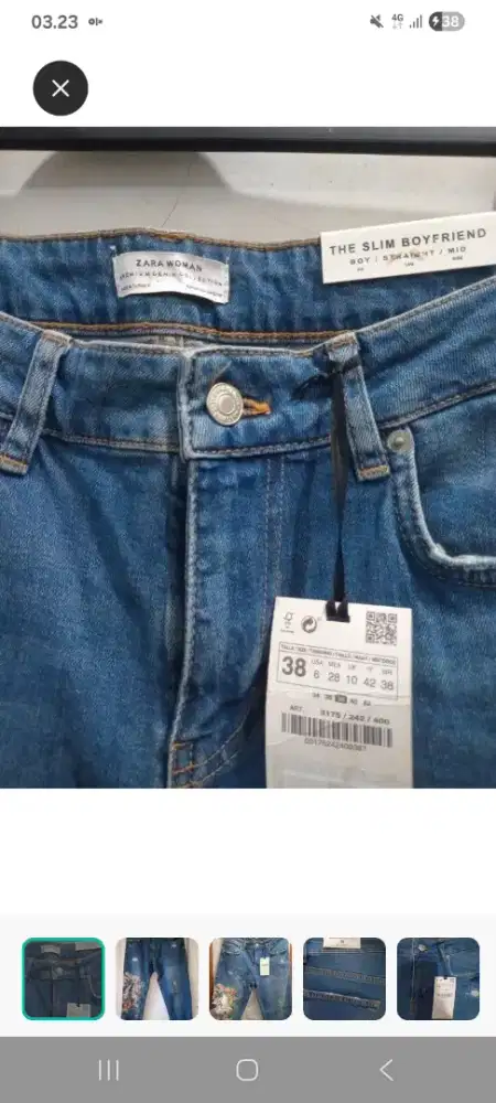 Jual murah celana panjang jeans merk ZARA Original edisi terbaru