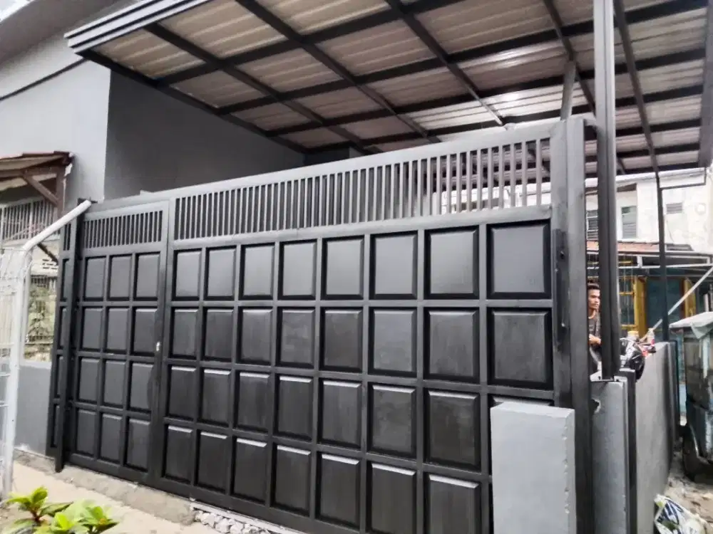 Pagar dan pintu gerbang minimalis