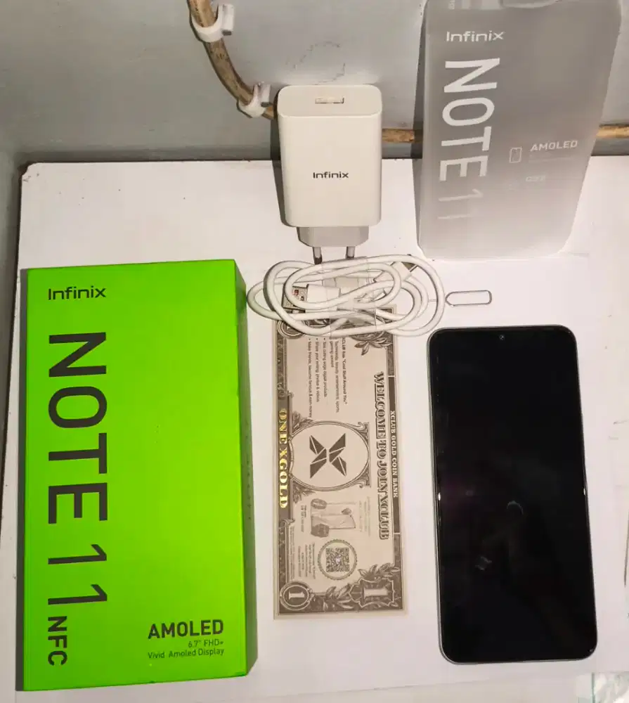 Infinix note 11 NFC 6/128 second fullset, seken