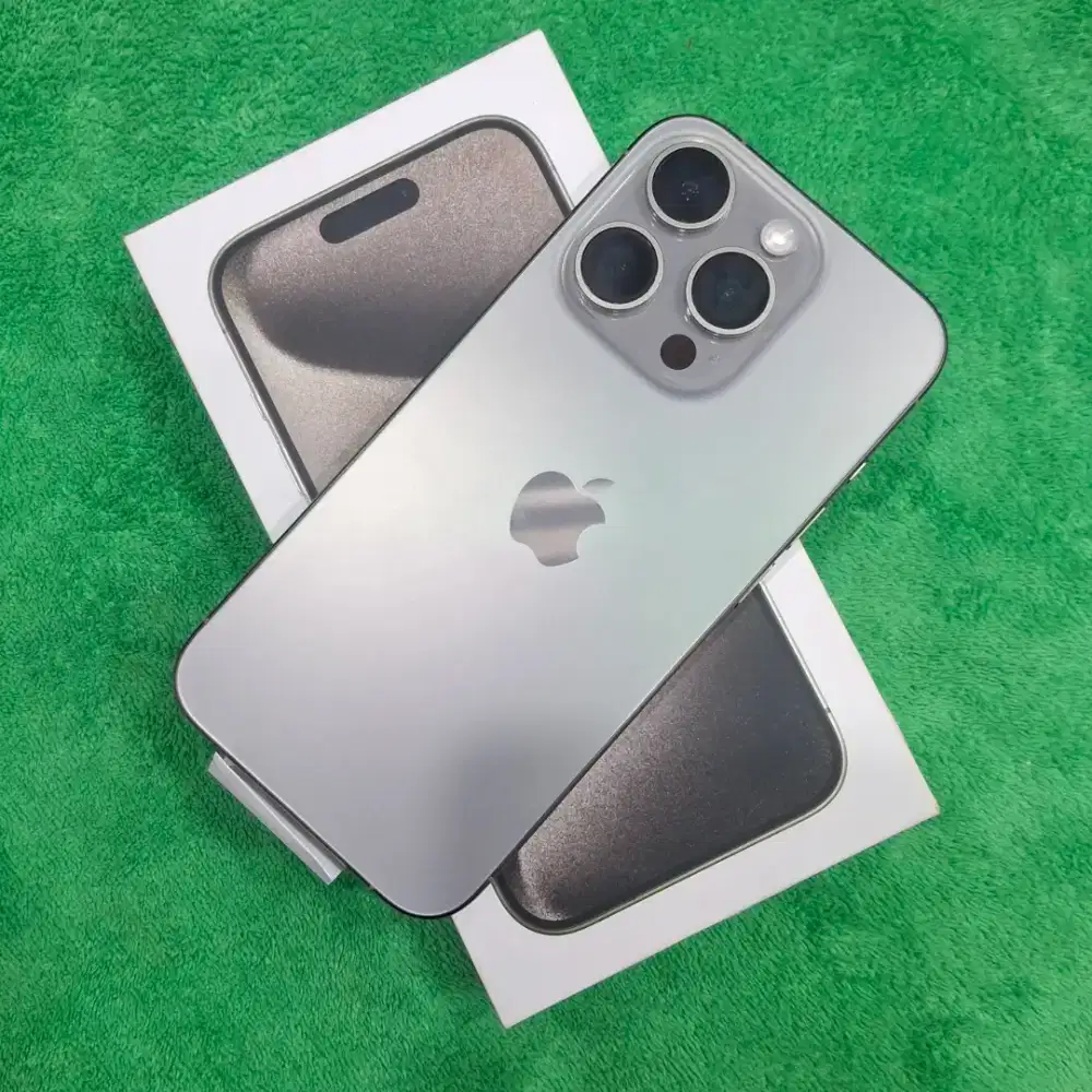 iPhone 15 Pro 256gb iBox Fullset ori Free Adapter