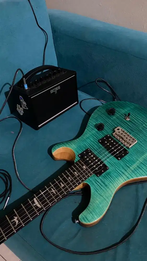 PRS SE CE24 turquoise like new