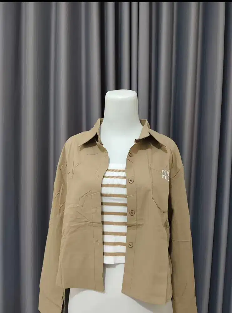 Jual kemeja miumiu baru