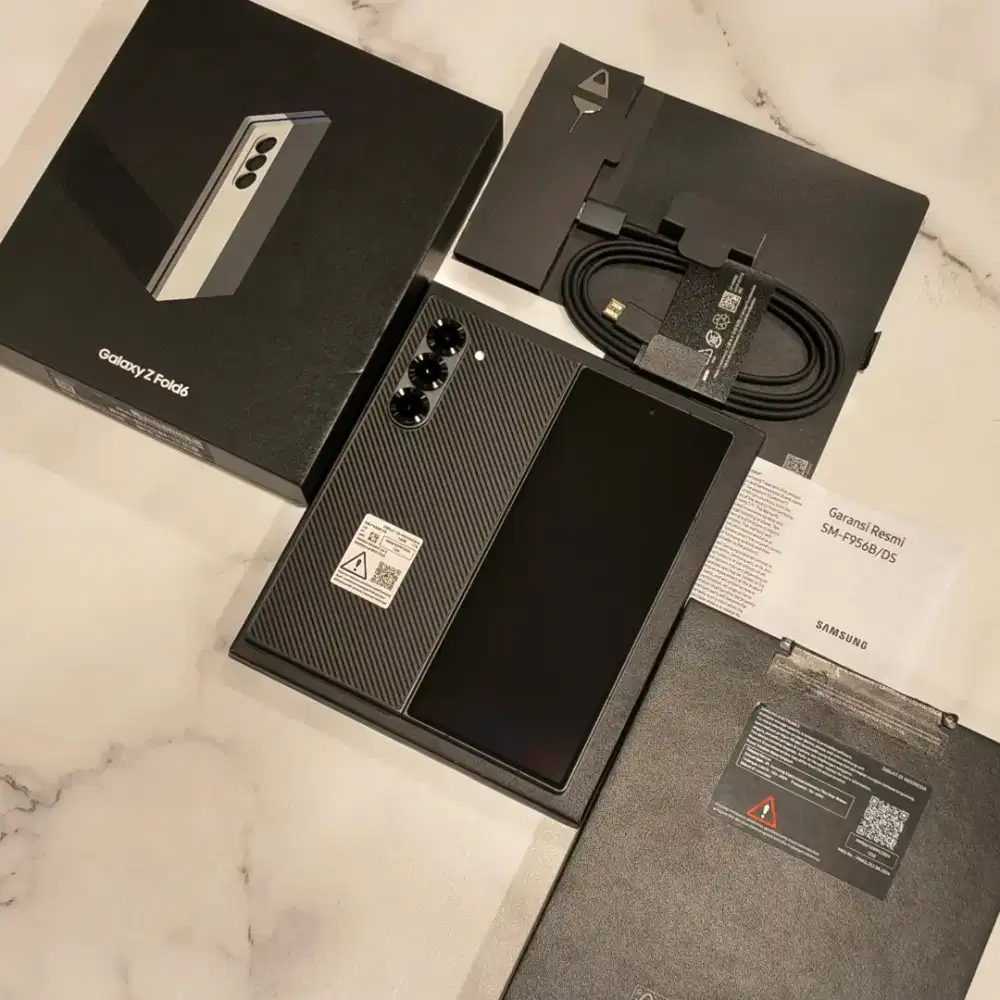 Samsung Z Fold 6 12/1TB Black Limited Edition Resmi SEIN
