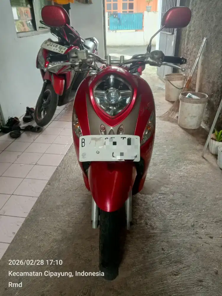 Yamaha Fino Grande merah 2019