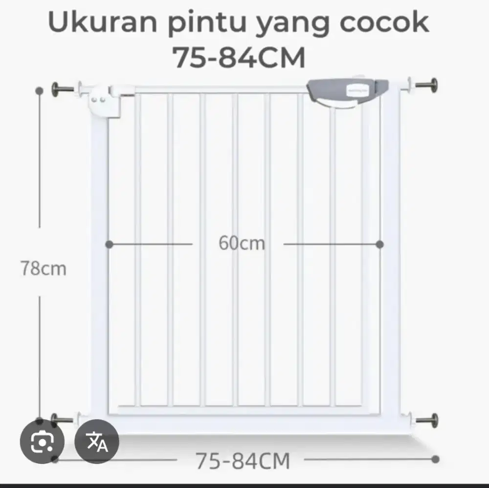 Pagar bayi 2nd. 75-84 cm