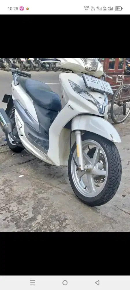 Matik sym shark buil up body mesin orsinil