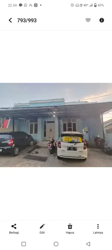 Disewakan rumah depan kantor kelurahan Sepinggan (SMUN4)