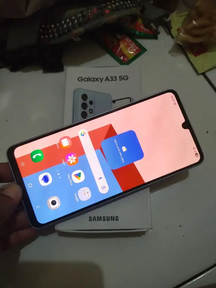 Samsung  A33  5G  8/128  fingerprint aktif di layar minus shadow tipis