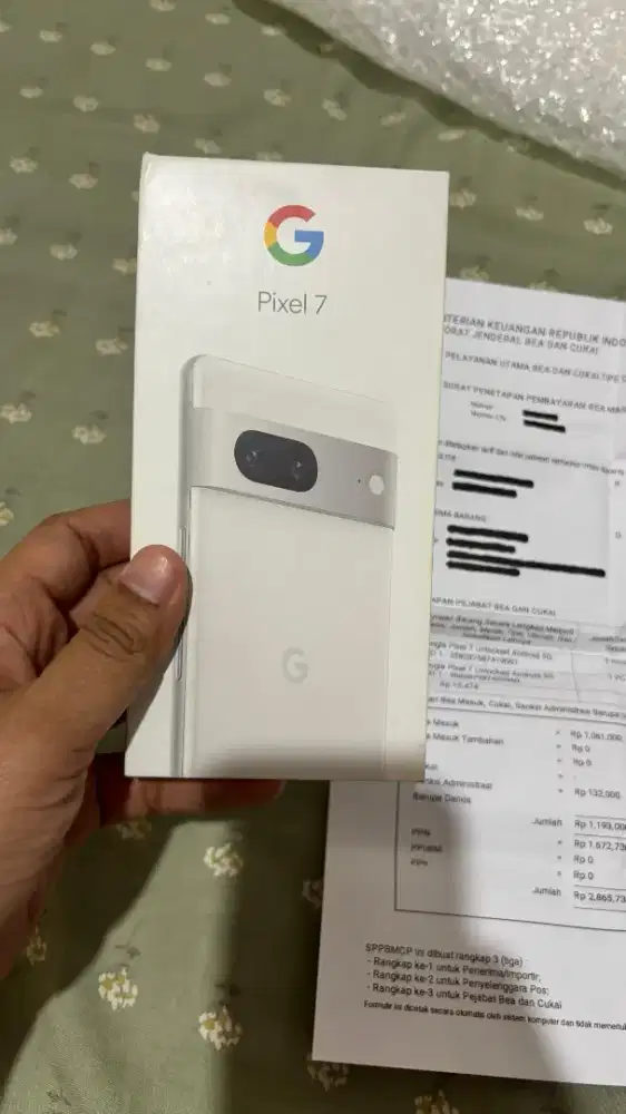 Google Pixel 7 8/128 resmi beacukai imei terdaftar