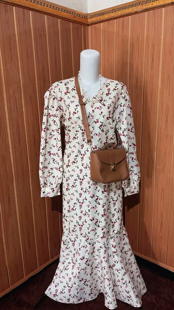 Dress bunga/wanita