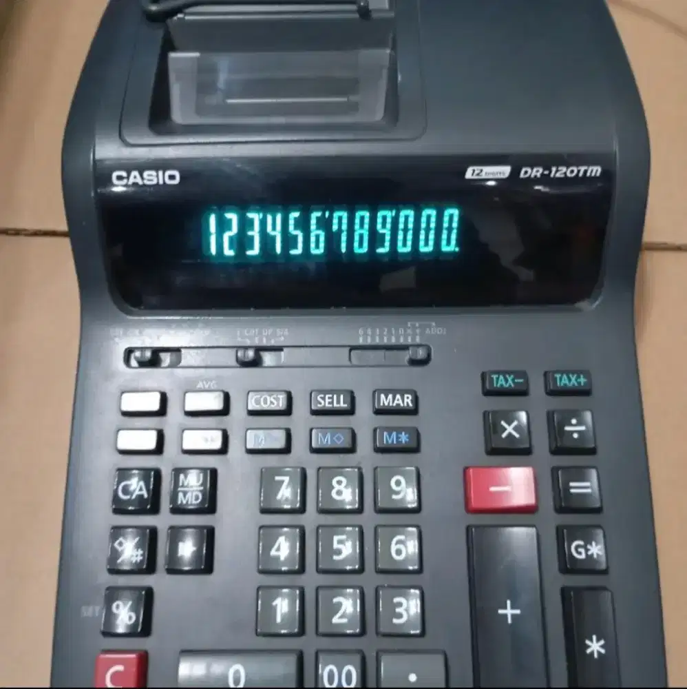 CASIO DR-120TM Kalkulator 12 Digit