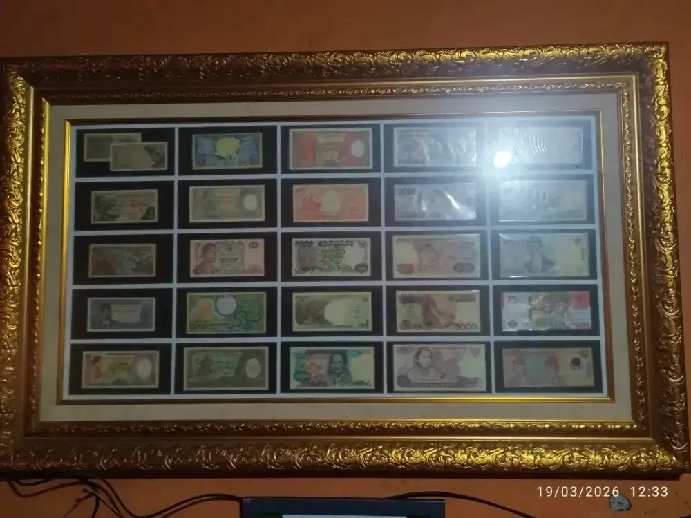 Uang Kuno Koin dan Kertas Set