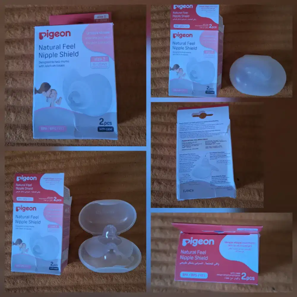 Pigeon Baby Feel Natural Nipple Shield Pelindung Puting