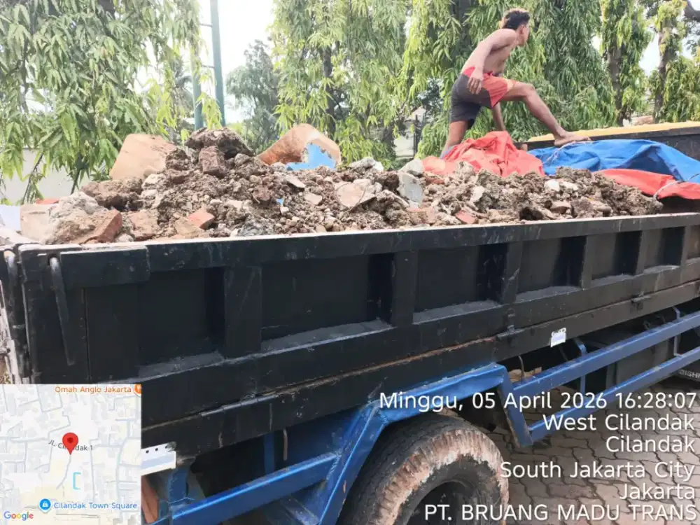Jasa angkut puing dan buang sampah