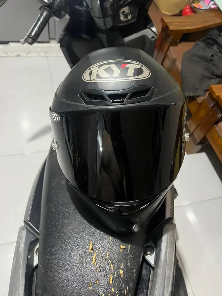 KYT TT Corse hitam doff