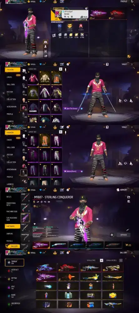 Jual akun ff di jamin aman dan terpercaya