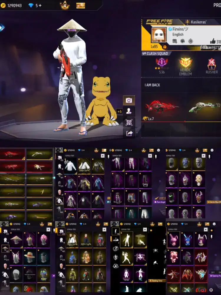 DIJUAL AKUN FF MURAH COD JAKBAR