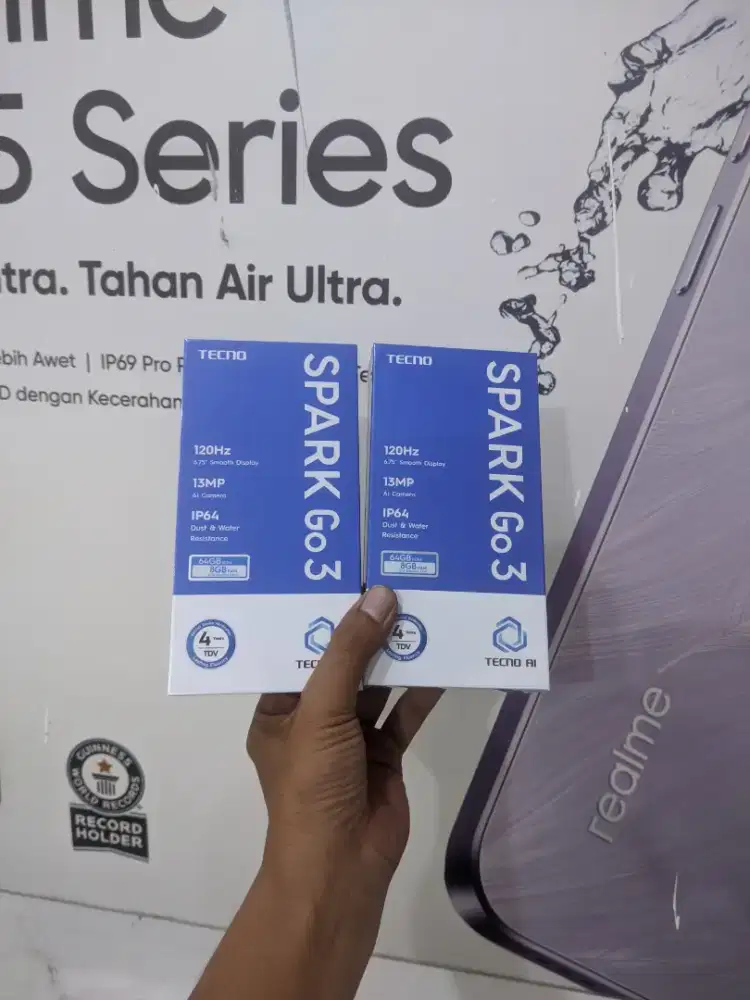 Fast respon WA Tecno Spark GO3 4+4/64 Garansi resmi 13bln