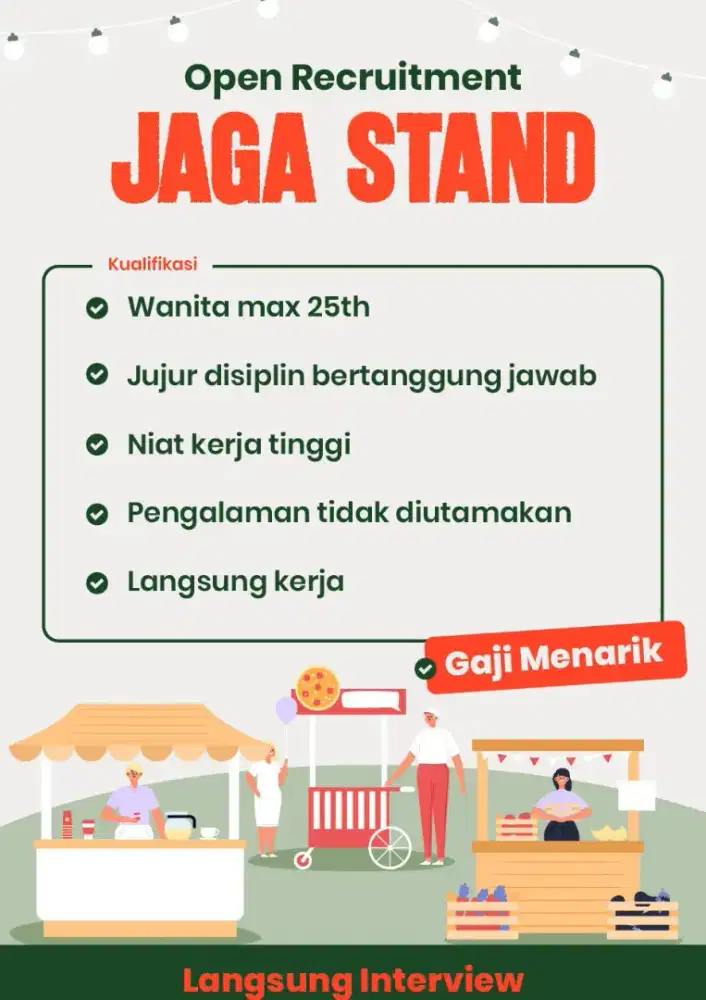 Dibutuhkan staff Abidah Juice