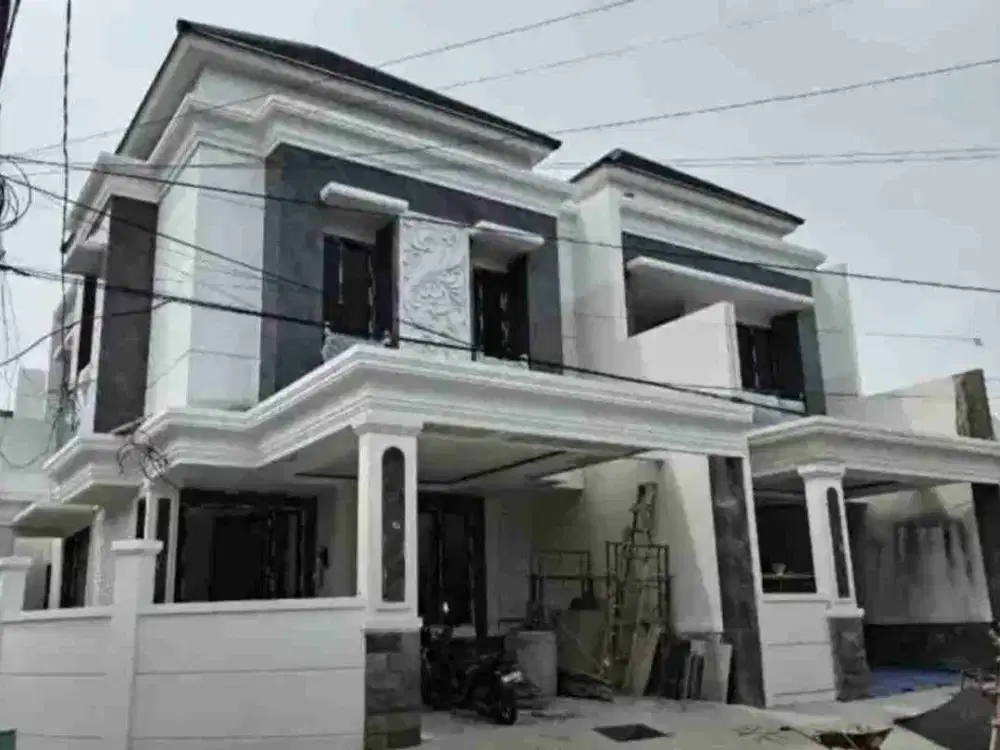 TER MURAH RUMAH BARU KERTAJAYA INDAH TIMUR SPEK MEWAK BERGAYA KLASIK LOKASI TERBAIK SURABAYA