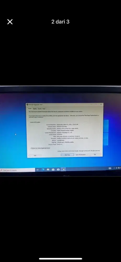 Komputer full set (cocok untuk komputer admin atau server anbk)