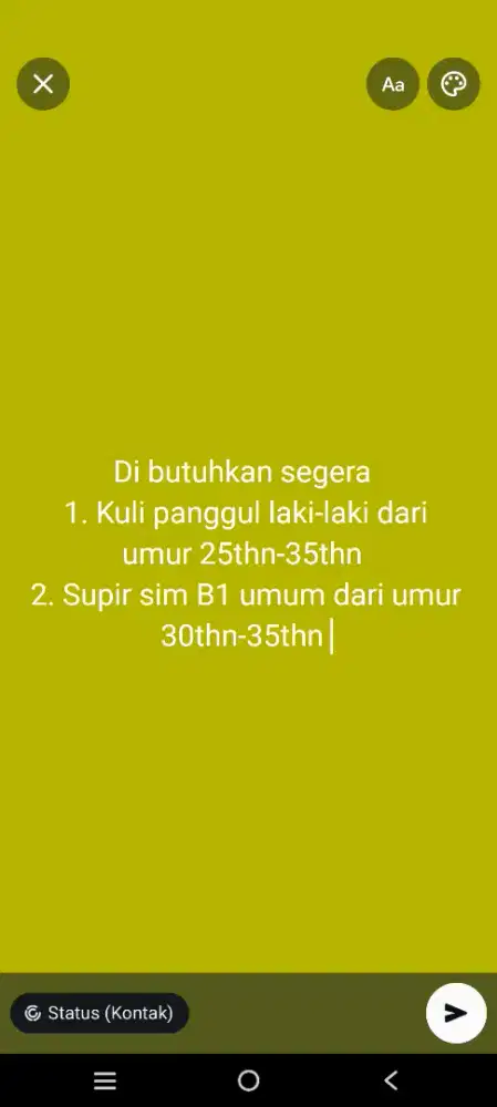 Lowongan kerja terbaru