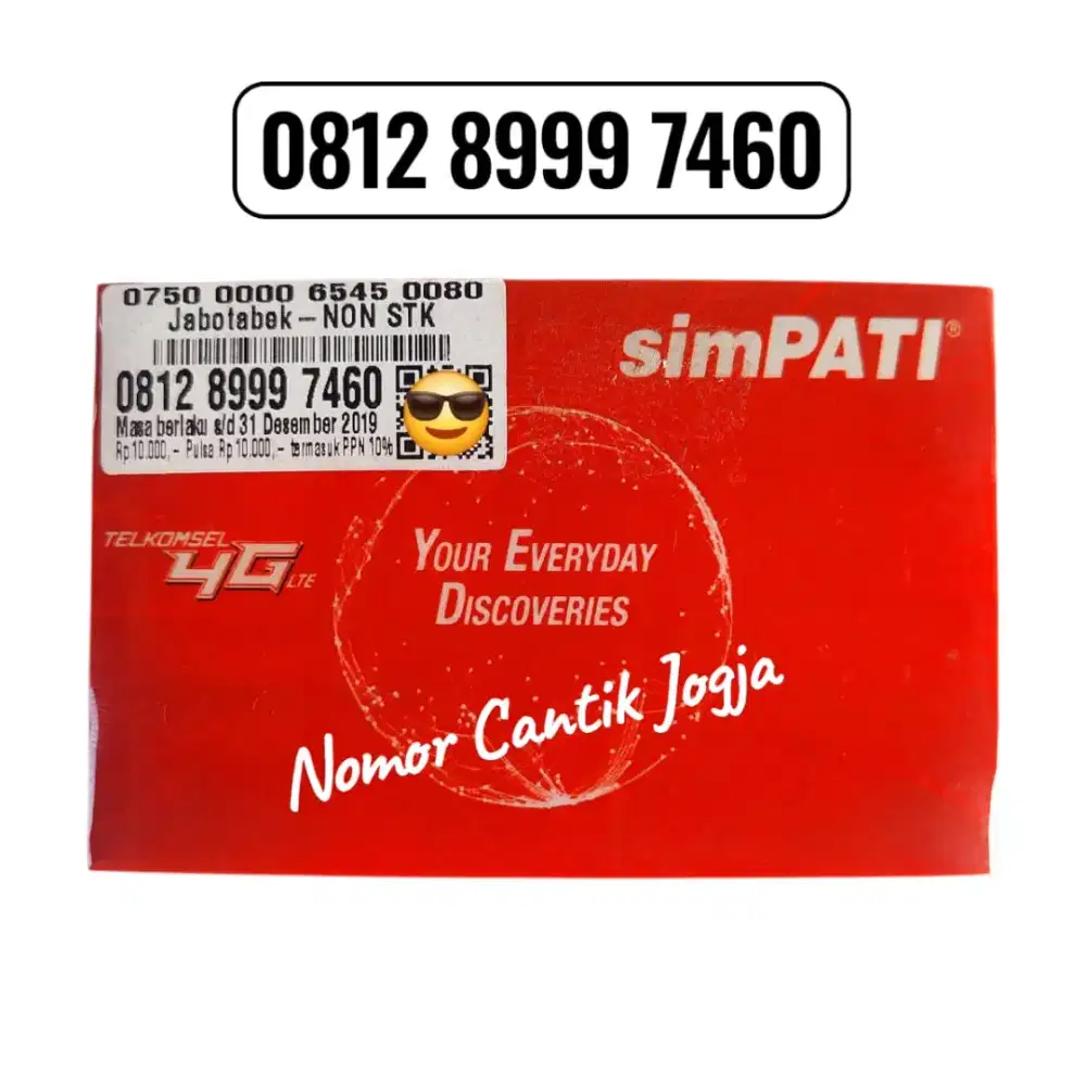 SIMPATI Nomor Cantik Telkomsel JAGO Simpel & Ikonik
