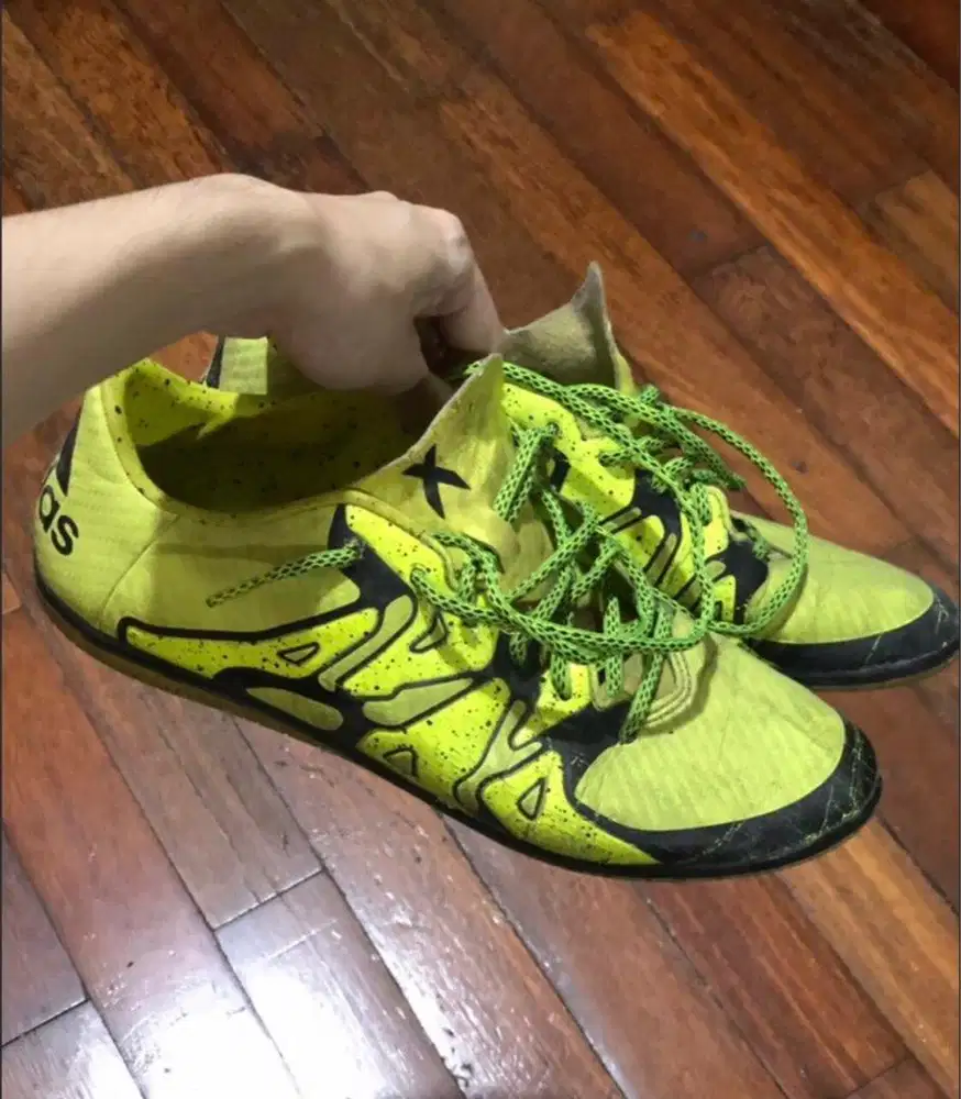 Sepatu Futsal ori Adidas X 15.3 bekas