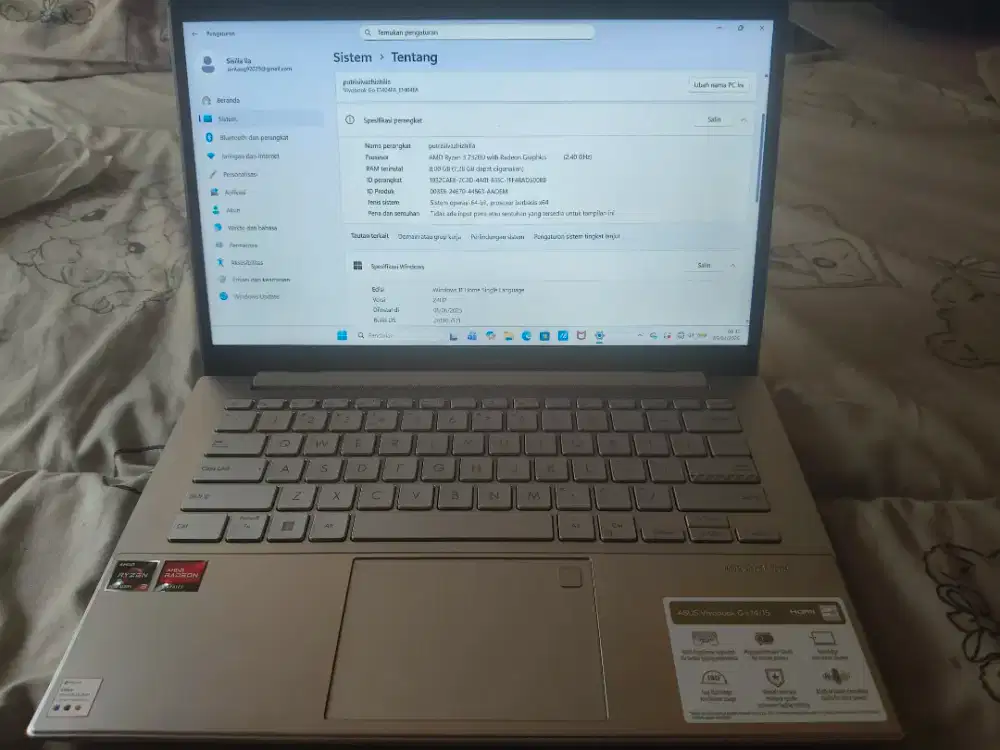 Laptop Asus vivobook go 14/15