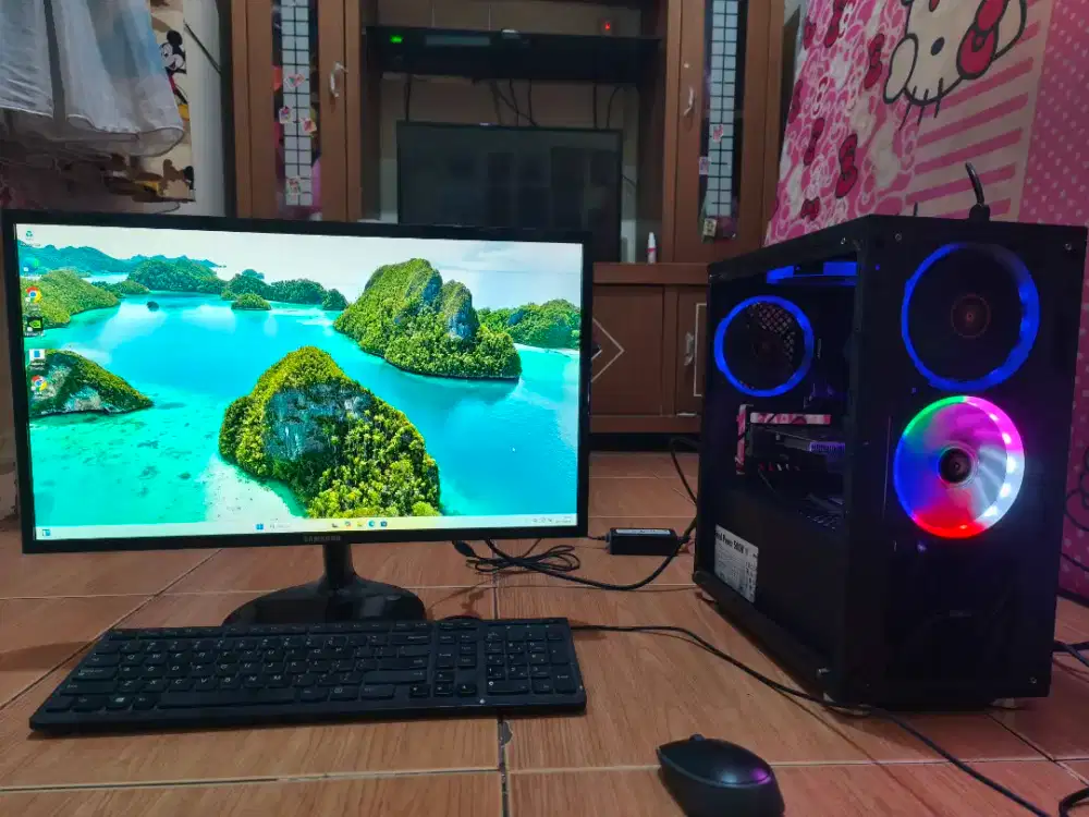 Komputer Ryzen 3 2200G, Ram 8GB DDR4, VGA MSI GT 1030
