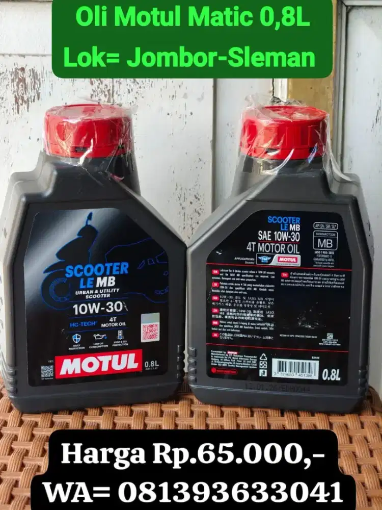 Oli Motul 0,8L For Matic