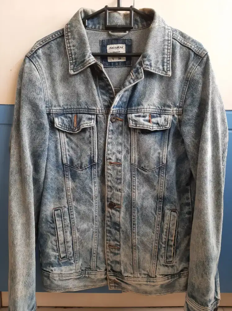 Jaket Jeans Denim PULL AND BEAR (S)