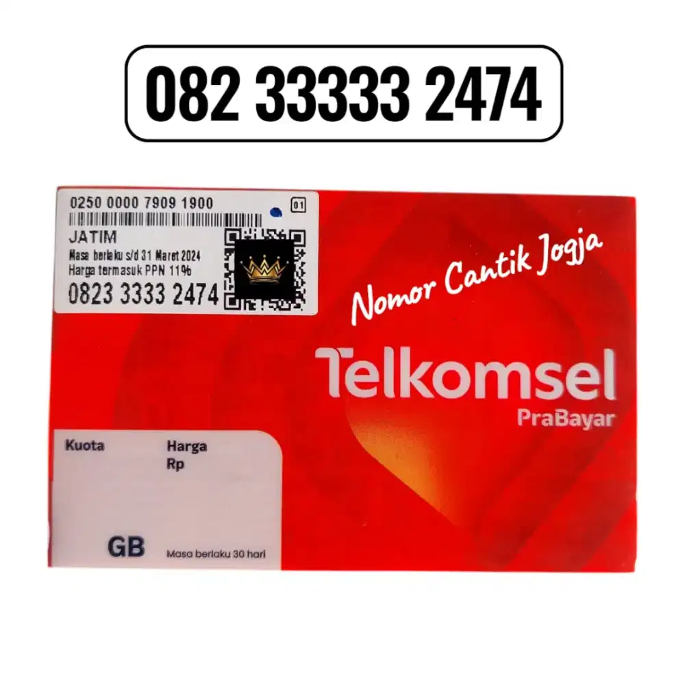 Nomor Cantik Simpati RAJA Super, Simpel dan Ikonik