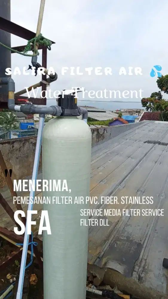 Filter air untuk menjernihkan fiber