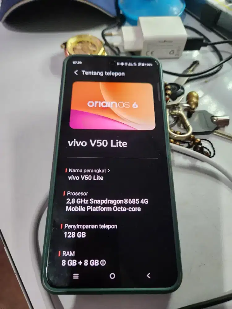 Vivo v50 lite sangat mulus komplit