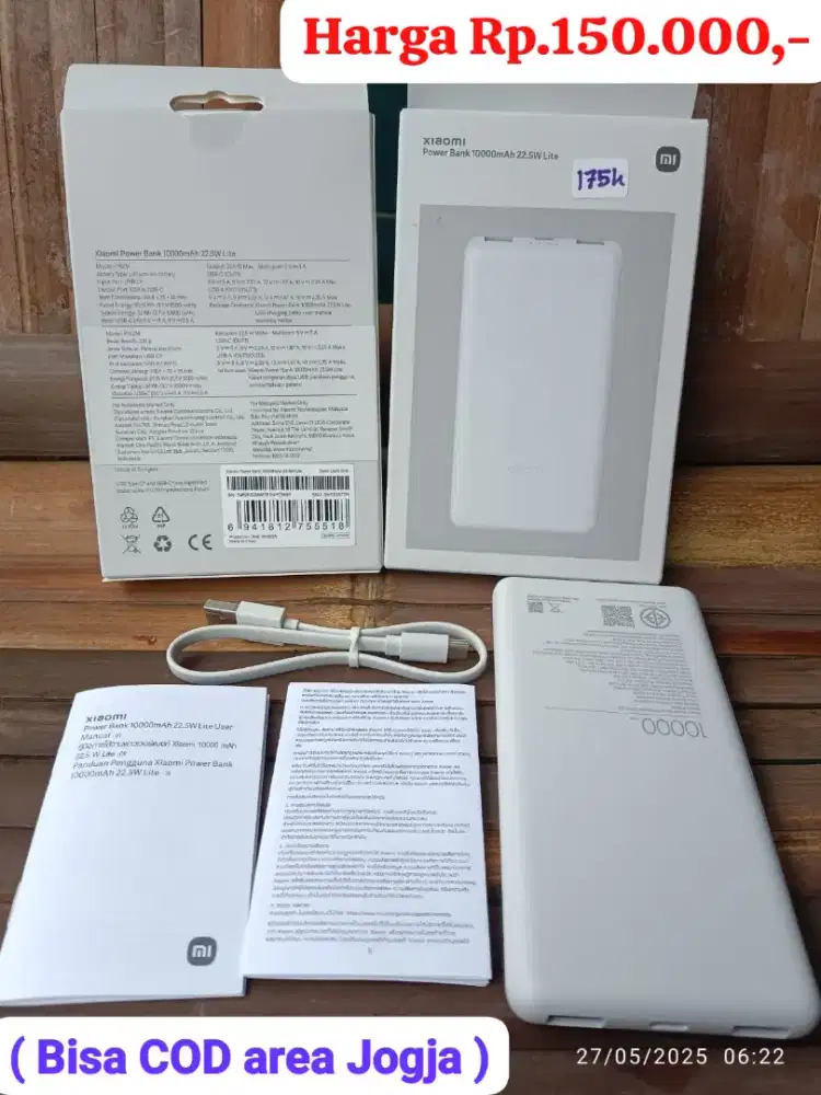 Powerbank Xiaomi 10000mah 22,5watt ( GRATIS ONGKIR )