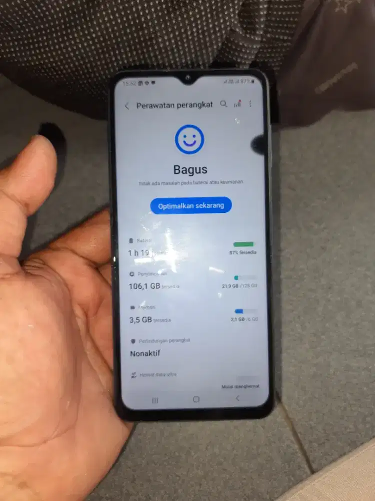 Samsung a12 ram 6/128 minus