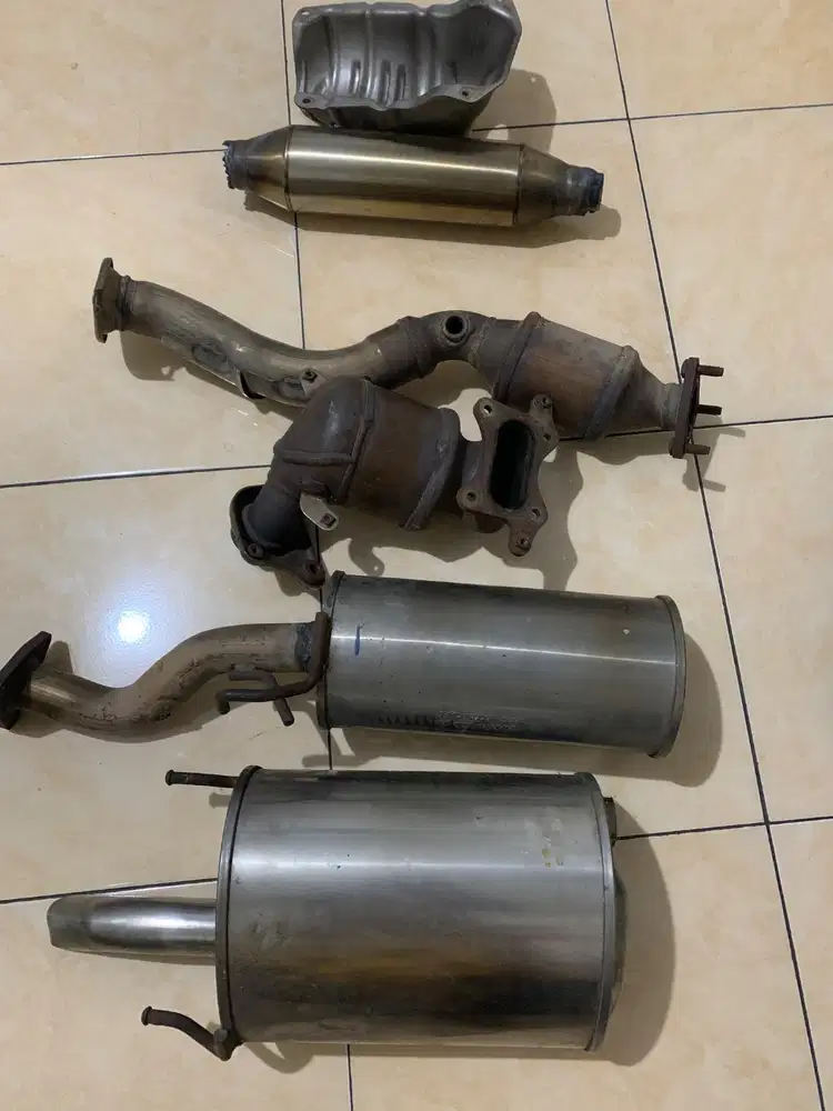 jual cepat knalpot honda brio 2022 standart bawaan