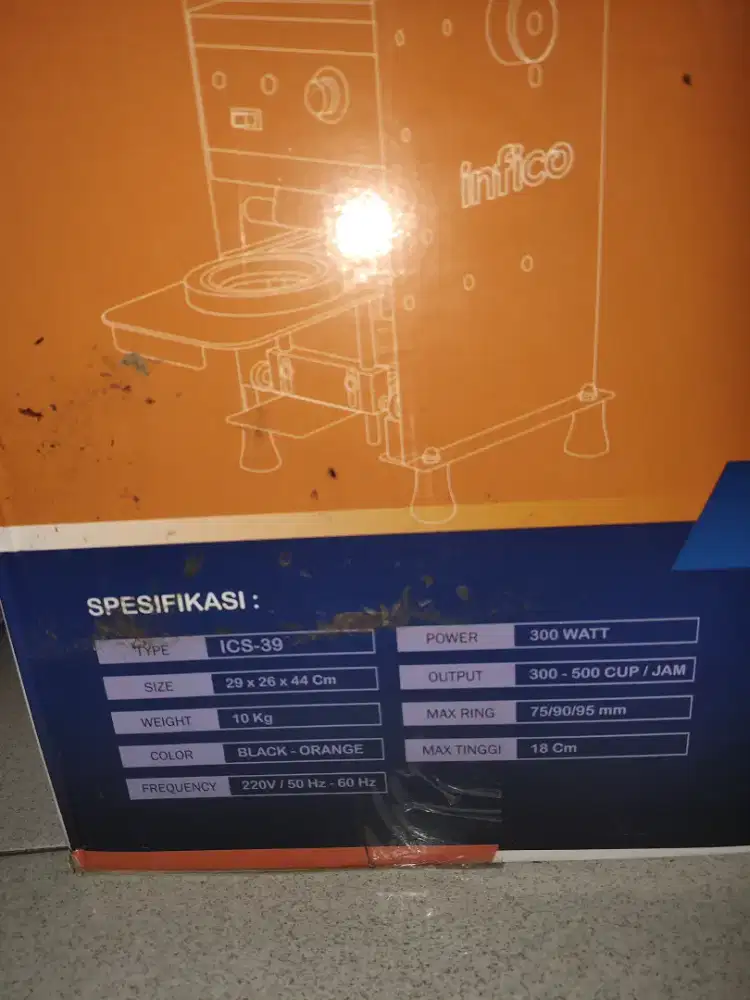 Jual Second Manual Infico CUP Saling Machine (Cup Sealer)