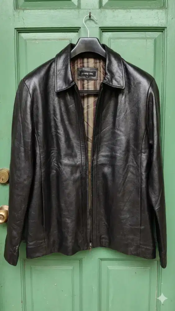 Jaket kulit asli domba import