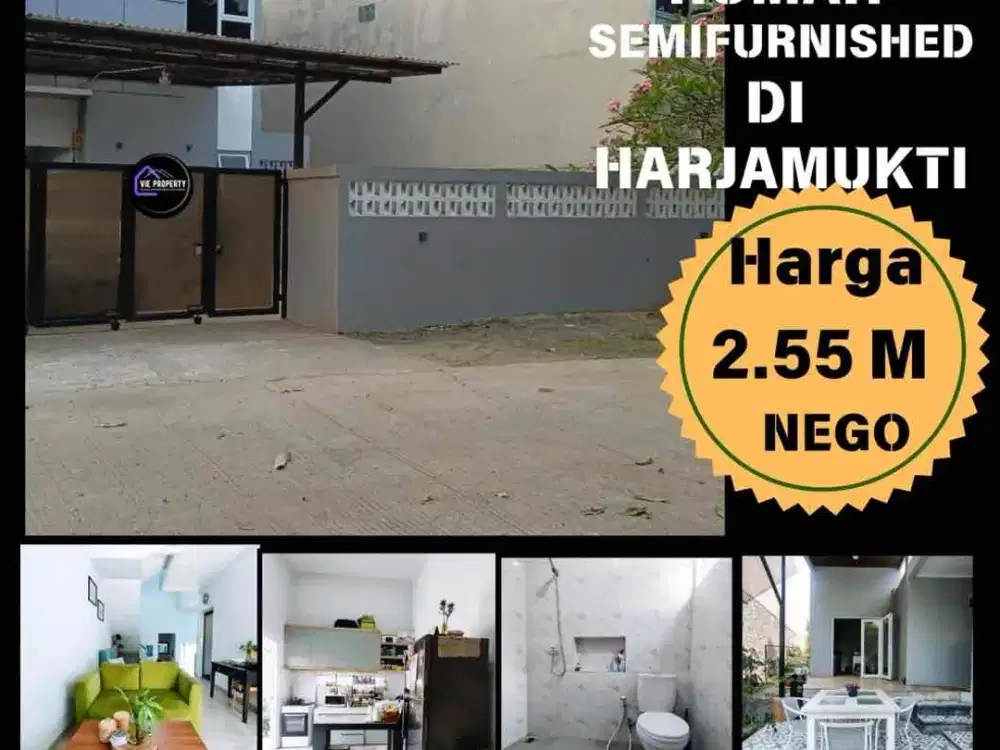Dijual Rumah Luas Di Belakang LRT Harjamukti