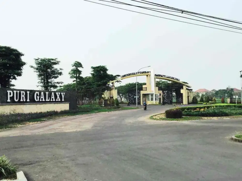 Dijual kavling puri galaxy luas 300 m2 row jaan 12 meter